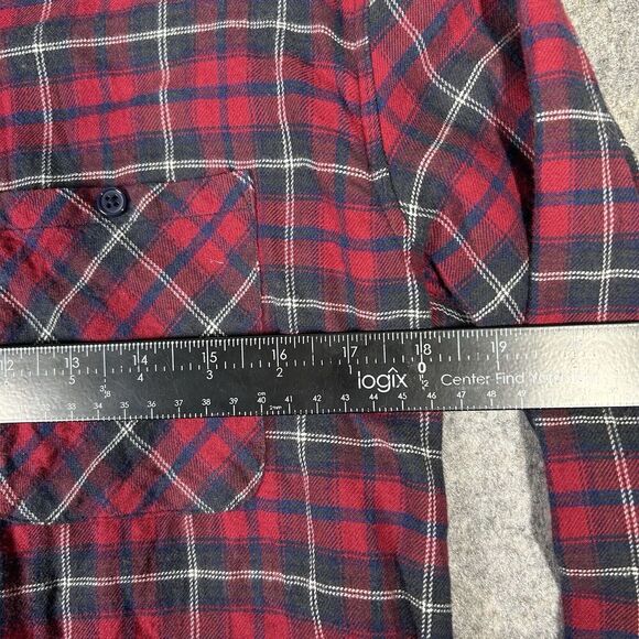 Rails Flannel Womens Small Jackson Cardinal Patriot Red Plaid Shirt - Picture 4 of 8